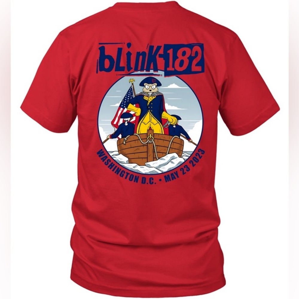 2023 Blink 182 Capital One Arena Tour Concert T-Shirt MEDIUM for Washington DC